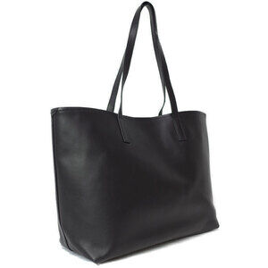 Prada Calf Shoulder leather bag tote pocket City Black
